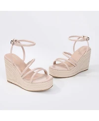 Berness Women's Rivka Strappy Espadrille Wedge Sandals