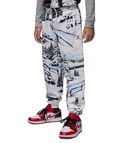 Jordan Boys 8-20 Brooklyn Holiday Printed Pull-On Pants
