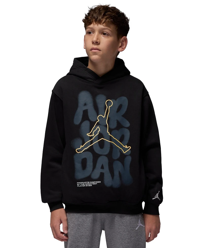 Jordan Boys 8-18 Spray Graphic Pull On Hoodie