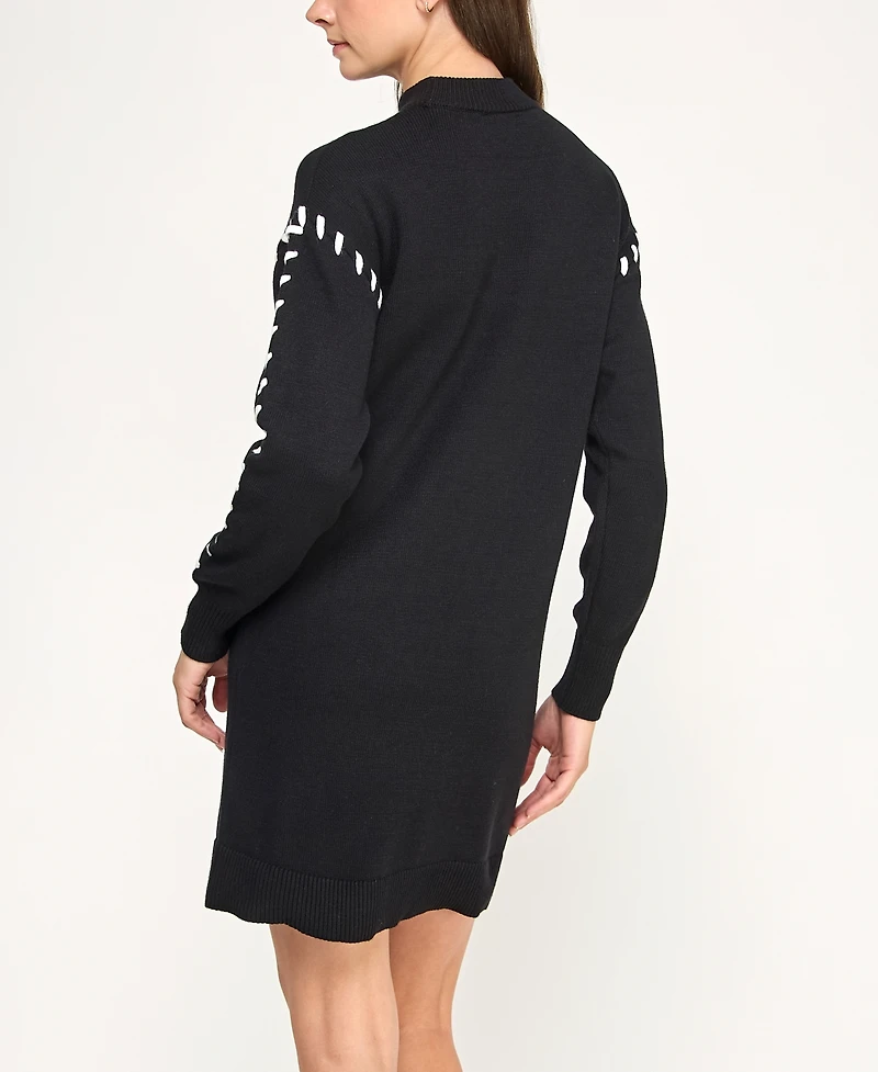 Bcx Juniors' Relaxed Crewneck Sweater Dress