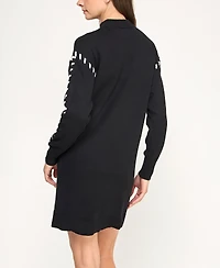 Bcx Juniors' Relaxed Crewneck Sweater Dress
