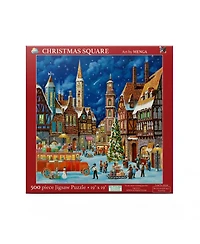 SunsOut Christmas Square 500 piece Jigsaw Puzzle for Adults Christmas