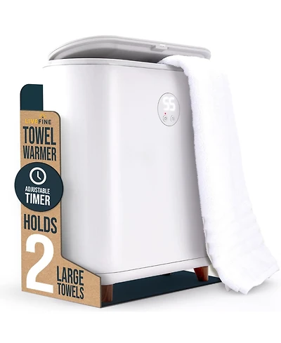 LiveFine Towel Warmer, Large Bucket Style Towel Heater with Led Display