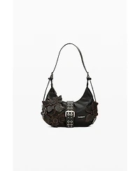 Desigual Women's Small bag with flower appliques