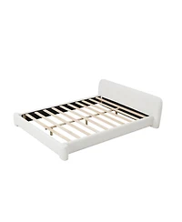 Streamdale Furniture Boucle Upholstered Bed - Modern & Durable