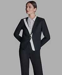 Bcbg Women's Long-Sleeve One Button Jacket