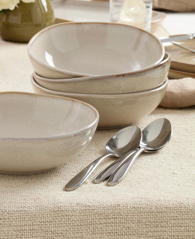 Oneida Mooncrest 65 Piece Everyday Flatware Set, Service For 12