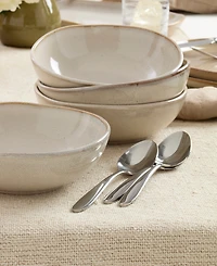 Oneida Mooncrest 65 Piece Everyday Flatware Set, Service For 12