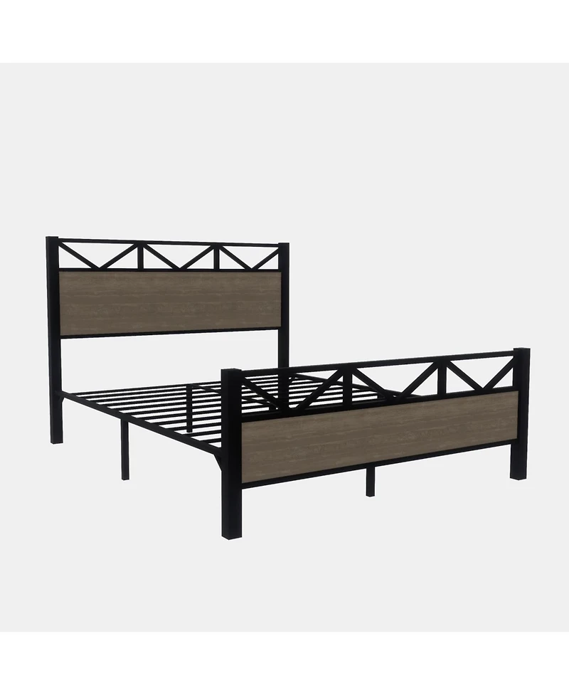 Streamdale Furniture Full Size Bed Frame, Easy Assembly