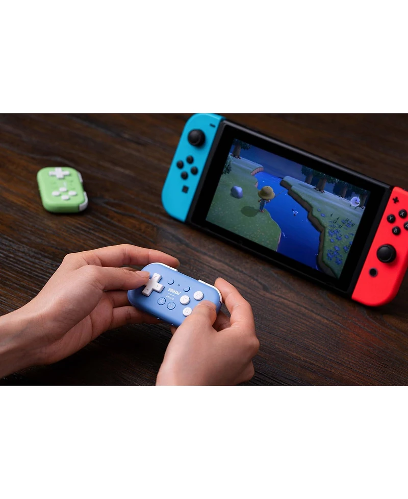 8Bitdo Mini Bluetooth Gamepad Controller for Switch, Android, Raspberry Pi - Blue