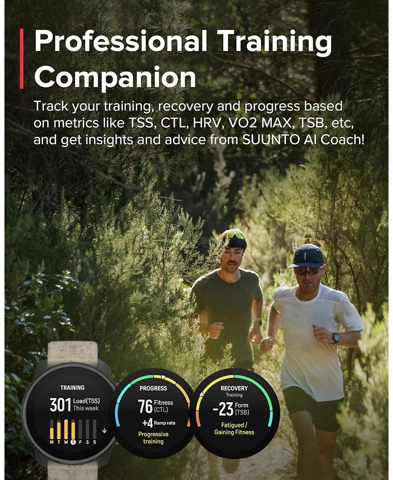 Suunto Race S Titanium Gps Sports Watch with Amoled Touchscreen, Heart Rate and Fitness Tracker