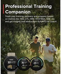 Suunto Race S Titanium Gps Sports Watch with Amoled Touchscreen, Heart Rate and Fitness Tracker