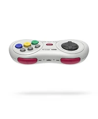8Bitdo M30 2.4G Wireless Gamepad Controller for Sega Genesis Mini and Mega Drive Mini and Nintendo Switch - White