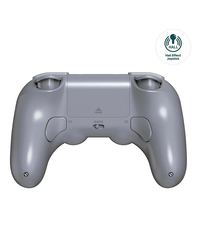 8Bitdo Pro 2 Bluetooth Wireless Gaming Controller with Hall Effect Joystick Update for Switch, Pc, Android, and Steam Deck & Apple - Gray