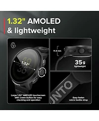 Suunto Run Gps Sports Watch with Amoled Touchscreen, Heart Rate and Sleep Tracker