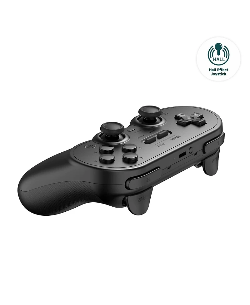 8Bitdo Pro 2 Bluetooth Wireless Gaming Controller with Hall Effect Joystick Update for Switch, Pc, Android, and Steam Deck & Apple