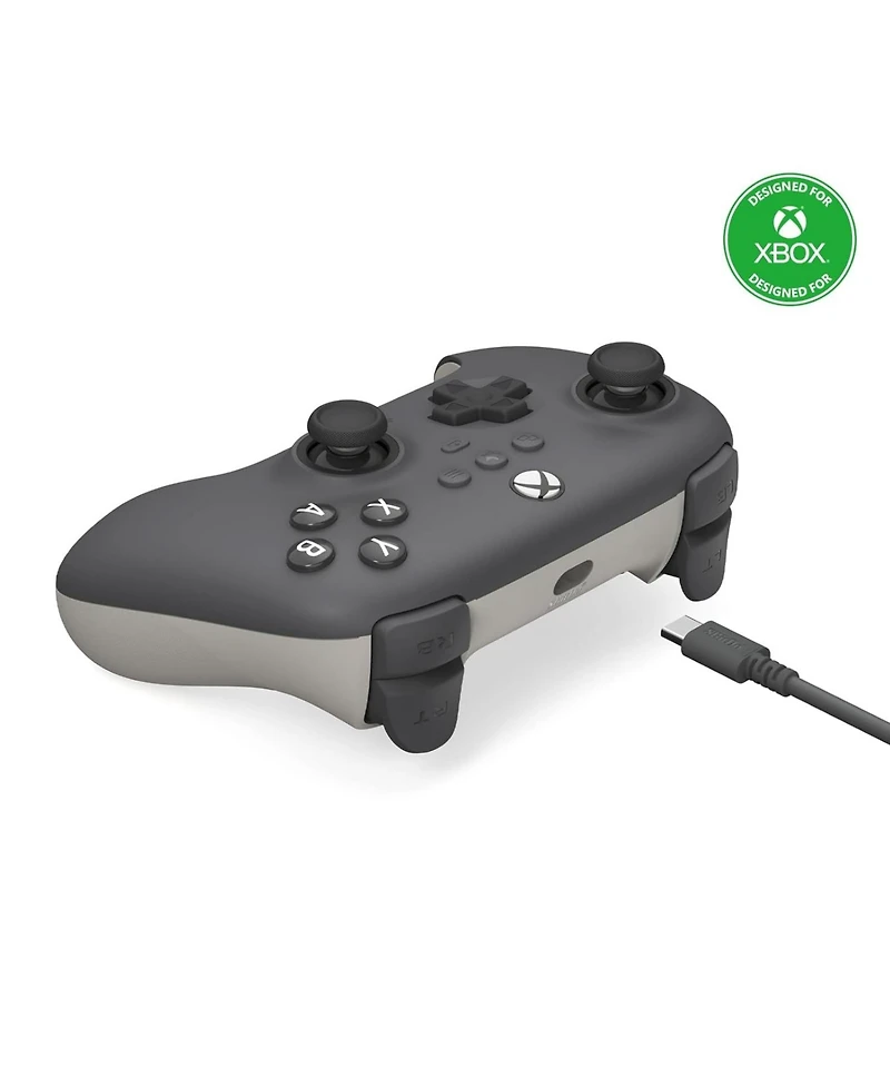 8BitDo Ultimate C Wired Controller for Xbox with Fire Ring Rgb Lighting Hall Effect Joysticks and 1 Month Ultimate Game Pass Code - Orange