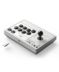 8Bitdo Wireless Arcade Fight Stick for Xbox Series X|S, Xbox One and Windows 10 with 3.5mm Audio Jack - Officially Licensed - White