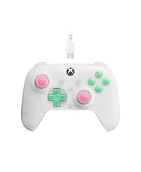 8Bitdo Ultimate Mini Wired Controller with Rgb Ring, Hall Effect Joysticks and Triggers for Xbox, Windows - Translucent