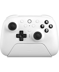 8BitDo Ultimate 2 Bluetooth Controller, Hall Effect Triggers with Charging Dock - White