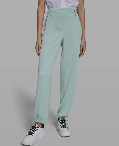 Karl Lagerfeld Paris Women's Cropped Cargo Pants