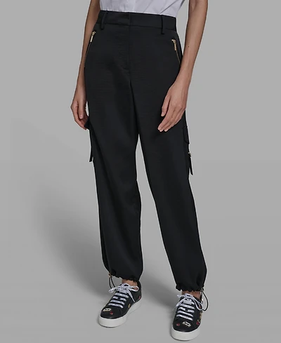 Karl Lagerfeld Paris Women's Cropped Cargo Pants