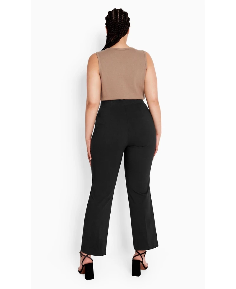 Avenue Women's Super Stretch Slim Flare Pant