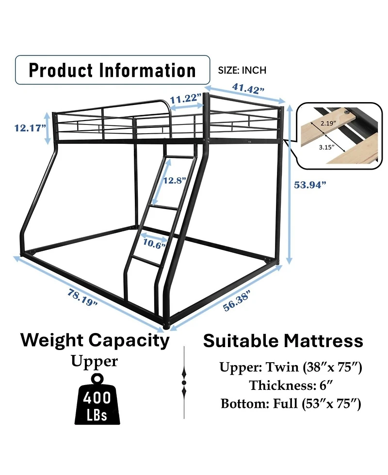 Streamdale Furniture Twin over Full Bunk
