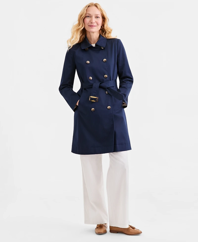 Style & Co Women's Classic Trench Coat, Created for Macy's