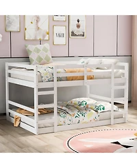 Streamdale Furniture Full Over Full Bunk Bed with Ladder