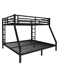Streamdale Furniture Streamdale Metal Queen over King Bunk Bed, Space-Saving