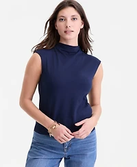On 34th Women's Funnel Neck Sleeveless T-Shirt, Macy's Exclusive