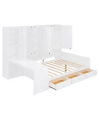 Streamdale Furniture Daybed with Drawers & All-in-One Cabinet