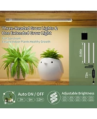 Streamdale Furniture Lighted 8-Tier Plant Stand Indoor