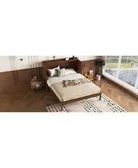 Streamdale Furniture Queen Murphy Bed - Walnut