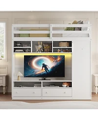 Streamdale Furniture Full size Loft Bed with