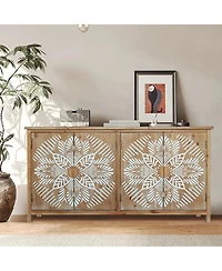 Streamdale Furniture 60" Wood Accent Cabinet