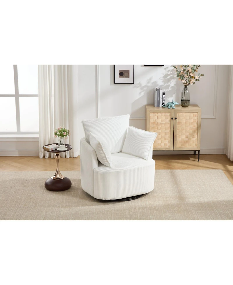 Streamdale Furniture360 Swivel Accent Chair- Modern Comfort & Style