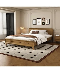 Streamdale Furniture Streamdale Pine Queen Bed - Solid Wood, No Box Spring