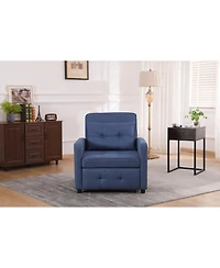 Streamdale Furniture 3-in-1 Convertible Sleeper Chair Bed - Linen