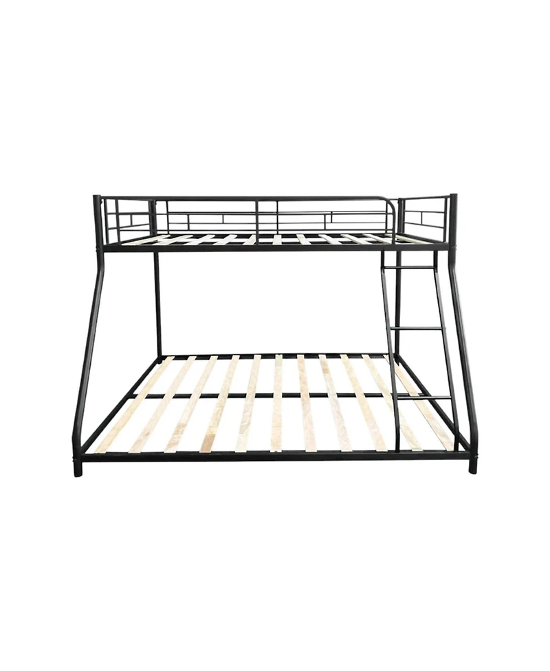 Streamdale Furniture + Twin Over Full + Metal + Sturdy, Squeak-Free, No Box Spring + Bunk Bed
