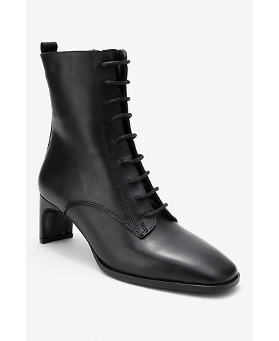 Forever & Always Shoes Women's Sudy Leather Lace Up Boot