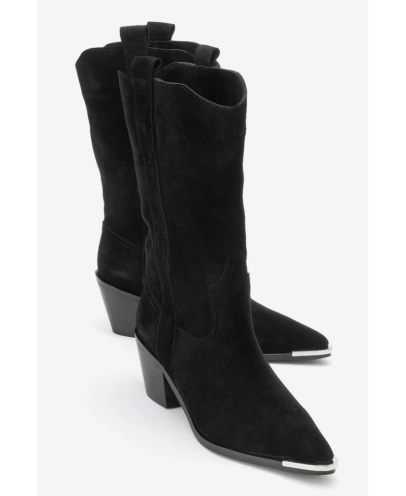 Forever & Always Women's Shoes Alvi Leather Western Boot