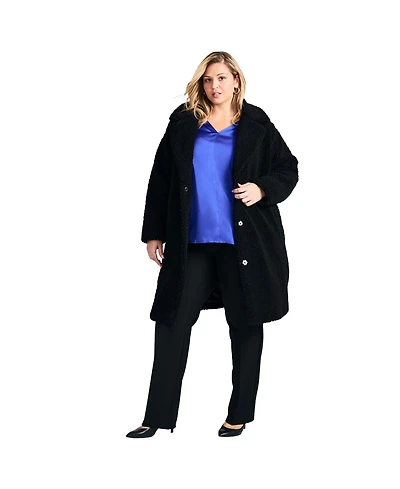 Avenue Women's Teddy Longline Coat