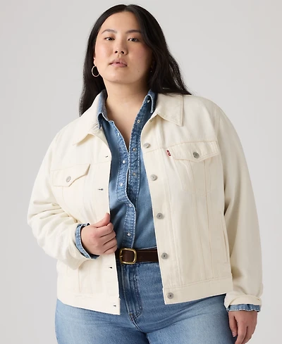 Levi's Plus Button-Down Original Denim Trucker Jacket