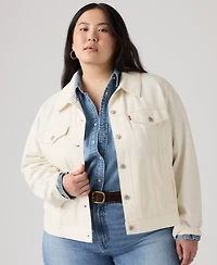 Levi's Plus Button-Down Original Denim Trucker Jacket