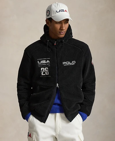 Polo Ralph Lauren Men's Team Usa Pile Fleece Full-Zip Hoodie