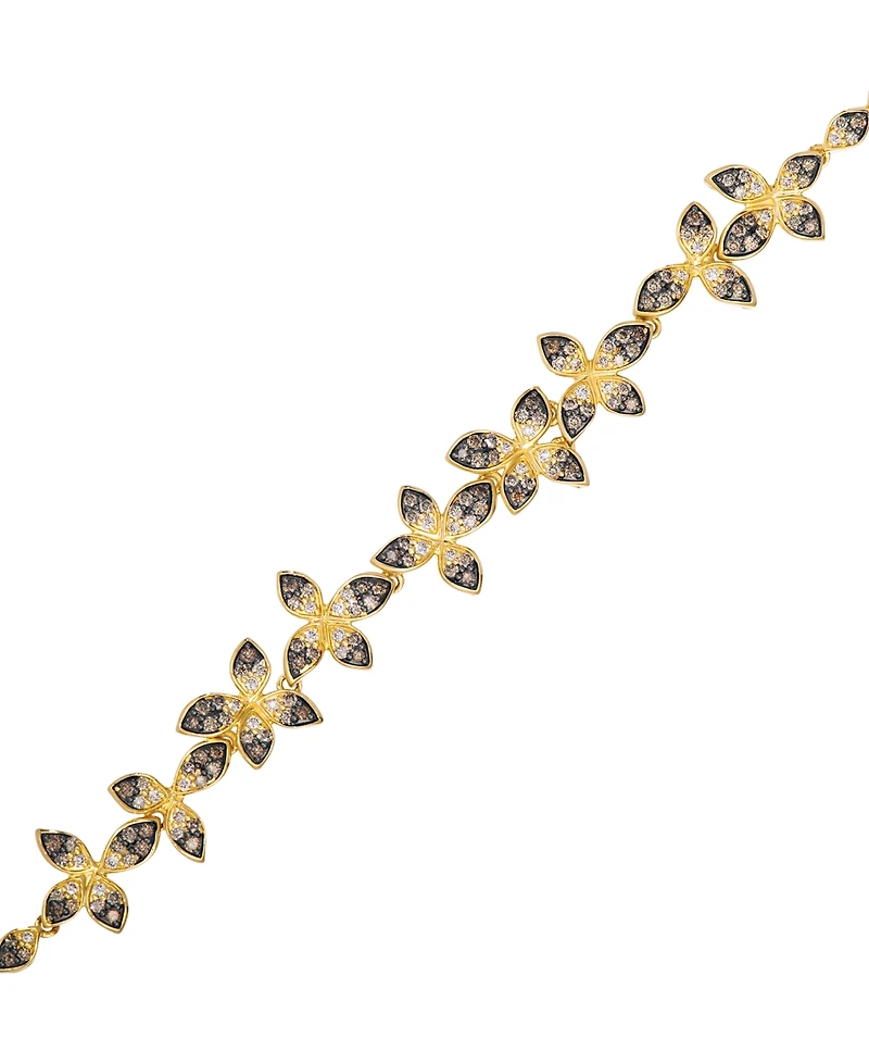 Le Vian Chocolate Ombre Diamond Bracelet (1.63 ct. t.w.) in 14k Honey Gold