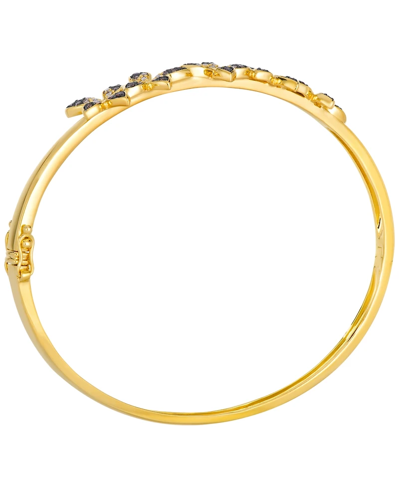Le Vian Chocolate Ombre Diamond Bangle (0.66 ct. t.w.) in 14k Honey Gold