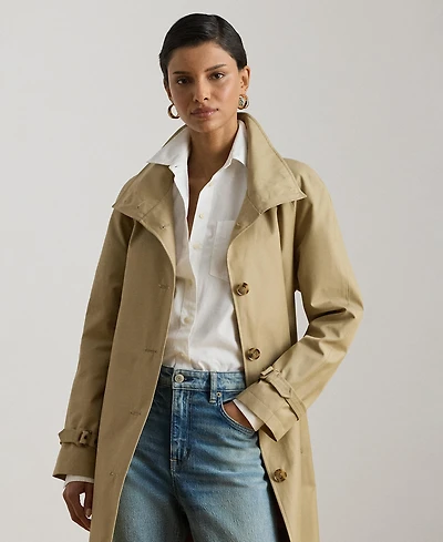 Lauren Ralph Women's Single Breasted Belted Trench Coat